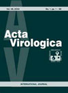 ACTA VIROLOGICA雜志封面
